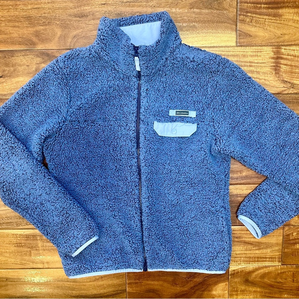 Columbia Women’s Blue Fleece Zip-Up